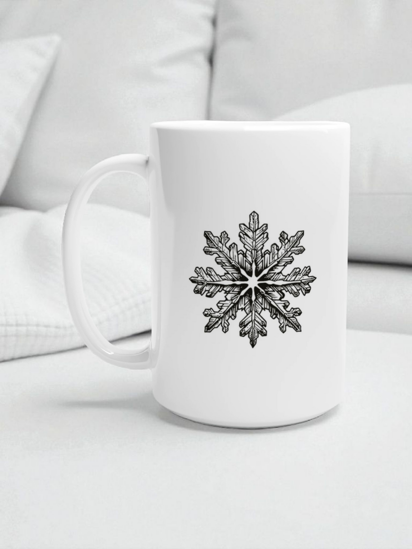 Snowflake 15oz Ceramic Mug