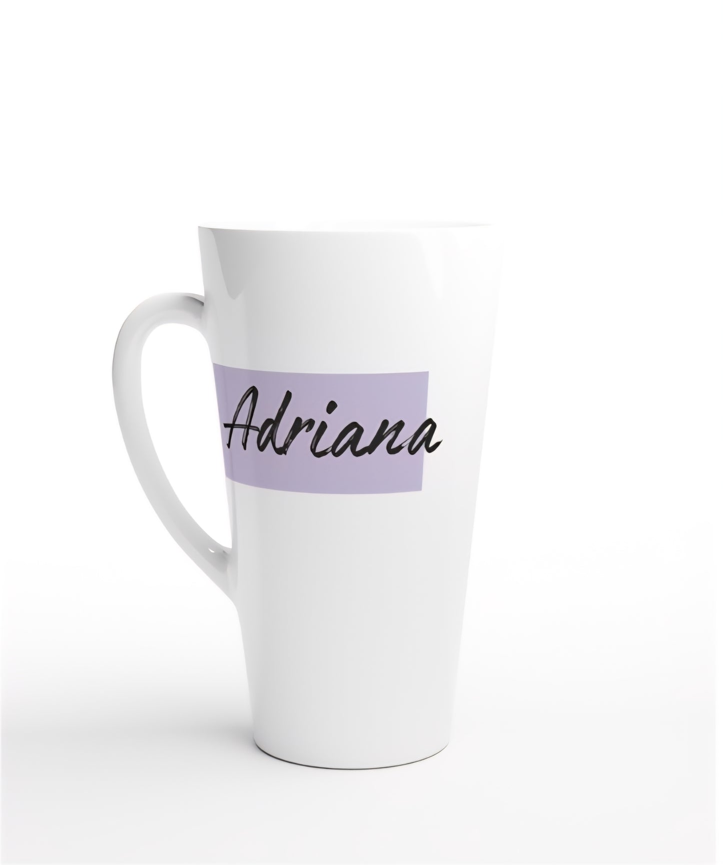 Purple Personalized Name Mug | Custom Pastel Ceramic Cup | Minimalist Coffee Cup | Custom Name Gift