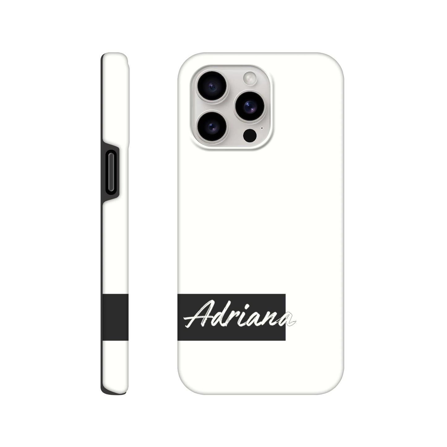 Personalized Name Phone Case | Customizable iPhone Case | Minimalist Protective Cover | Gift for Her | Custom Name Accessory