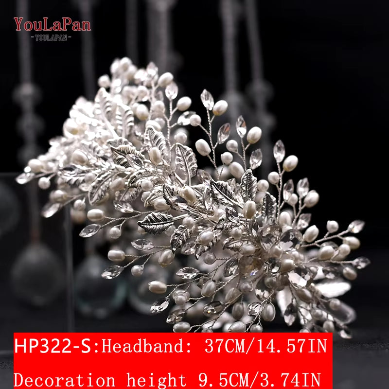 Bridal Tiaras for Wedding Rhinestone Hair Piece Crystal Headpiece Wedding Headpieces for Bride Hair Jewelry HP304