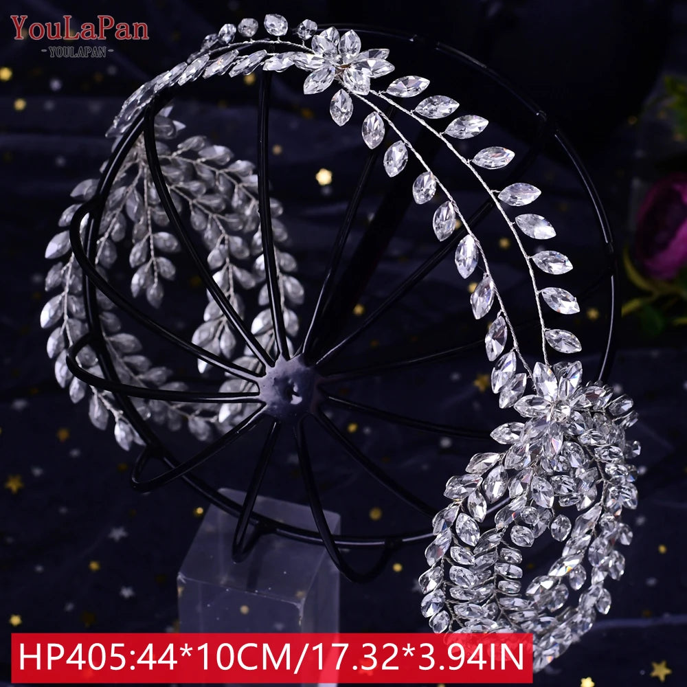 HP242 Wedding Headwear Headdresses for Girlfriend Fascinators Headband Bridal Hair Accessories Fashion Woman Tiara