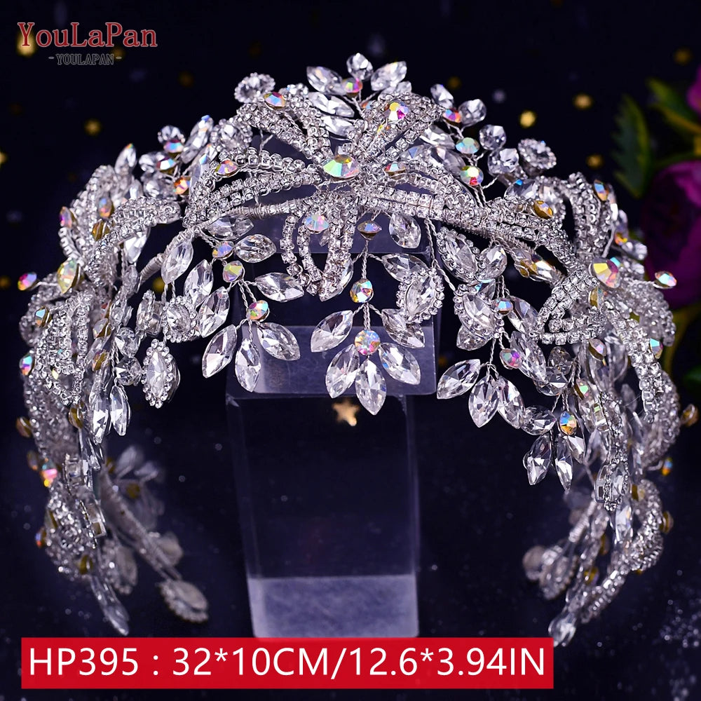 HP242 Wedding Headwear Headdresses for Girlfriend Fascinators Headband Bridal Hair Accessories Fashion Woman Tiara