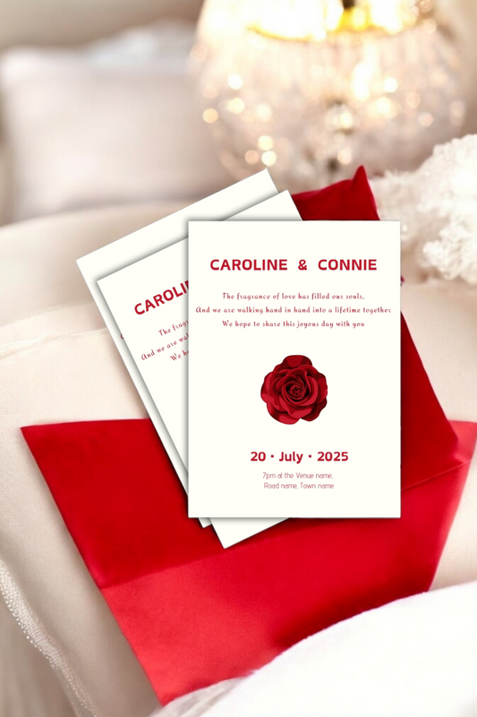 CAROLINE & CONNIE Wedding Invitation