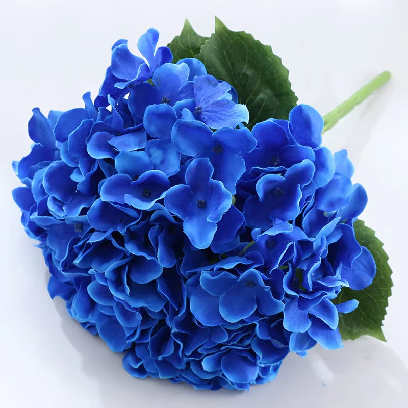 5 Heads Hydrangea Bouquet Silk Artificial Flowers for Party Wedding Living Room Decoration Accessories Home Decor