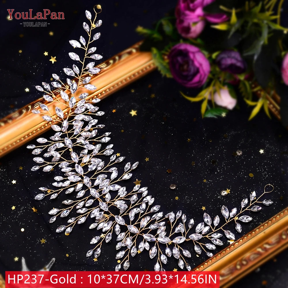 HP242 Wedding Headwear Headdresses for Girlfriend Fascinators Headband Bridal Hair Accessories Fashion Woman Tiara