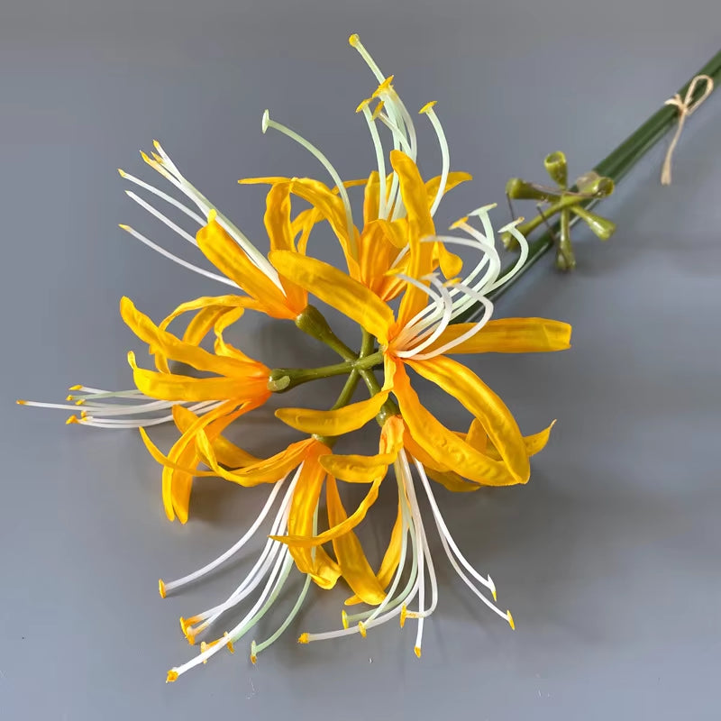 Beautiful Higan Flower Branch Silk Flowers Artificial Wedding Home Decor Flores Artificiales Photography