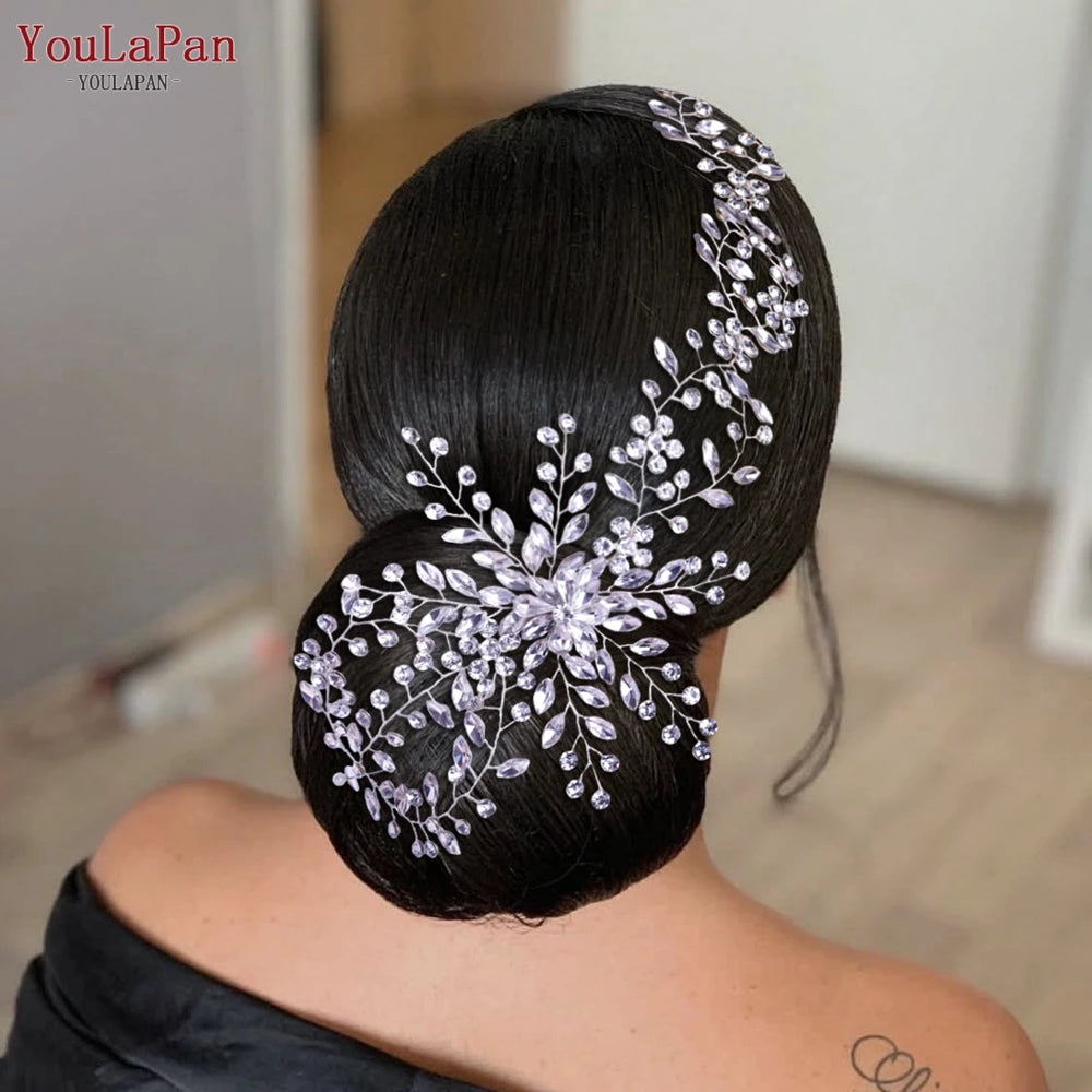 HP242 Wedding Headwear Headdresses for Girlfriend Fascinators Headband Bridal Hair Accessories Fashion Woman Tiara