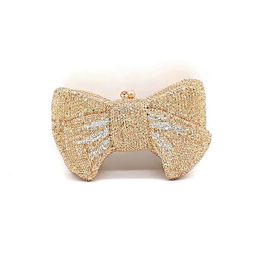 Classical Women Accessories Diamonds Luxury Clutches Bow Knot Crystal Purses Bridal Wedding Party Popsicle Purses