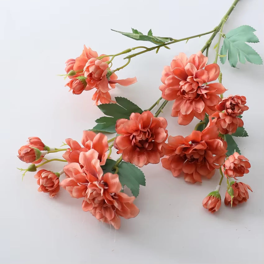 NEW Herb Peony Branch Silk Artificial Flowers Flores Artificiales Living Room Decoration Apartment Decorating Flower Fake