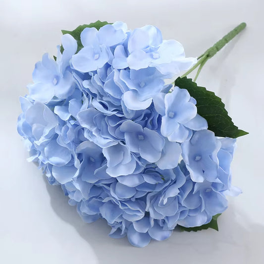 5 Heads Hydrangea Bouquet Silk Artificial Flowers for Party Wedding Living Room Decoration Accessories Home Decor