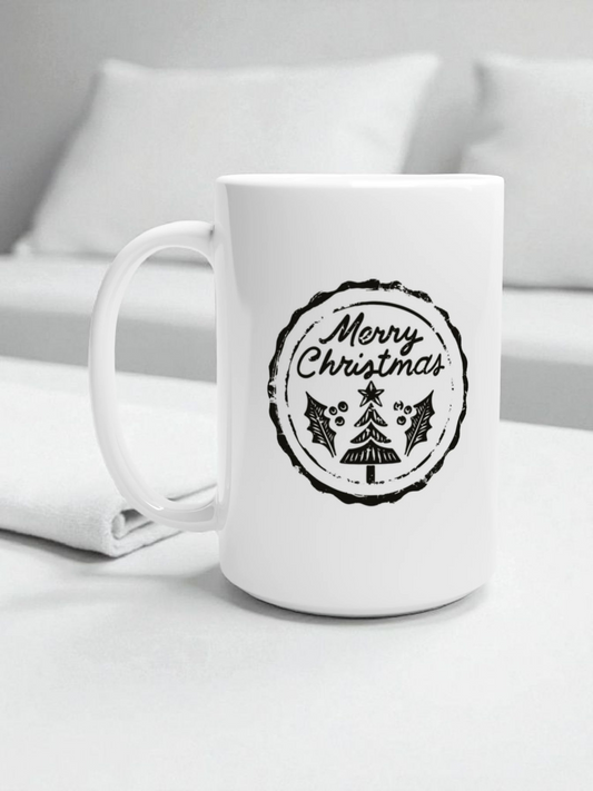 Merry Christmas Tree  15 oz Ceramic Mug