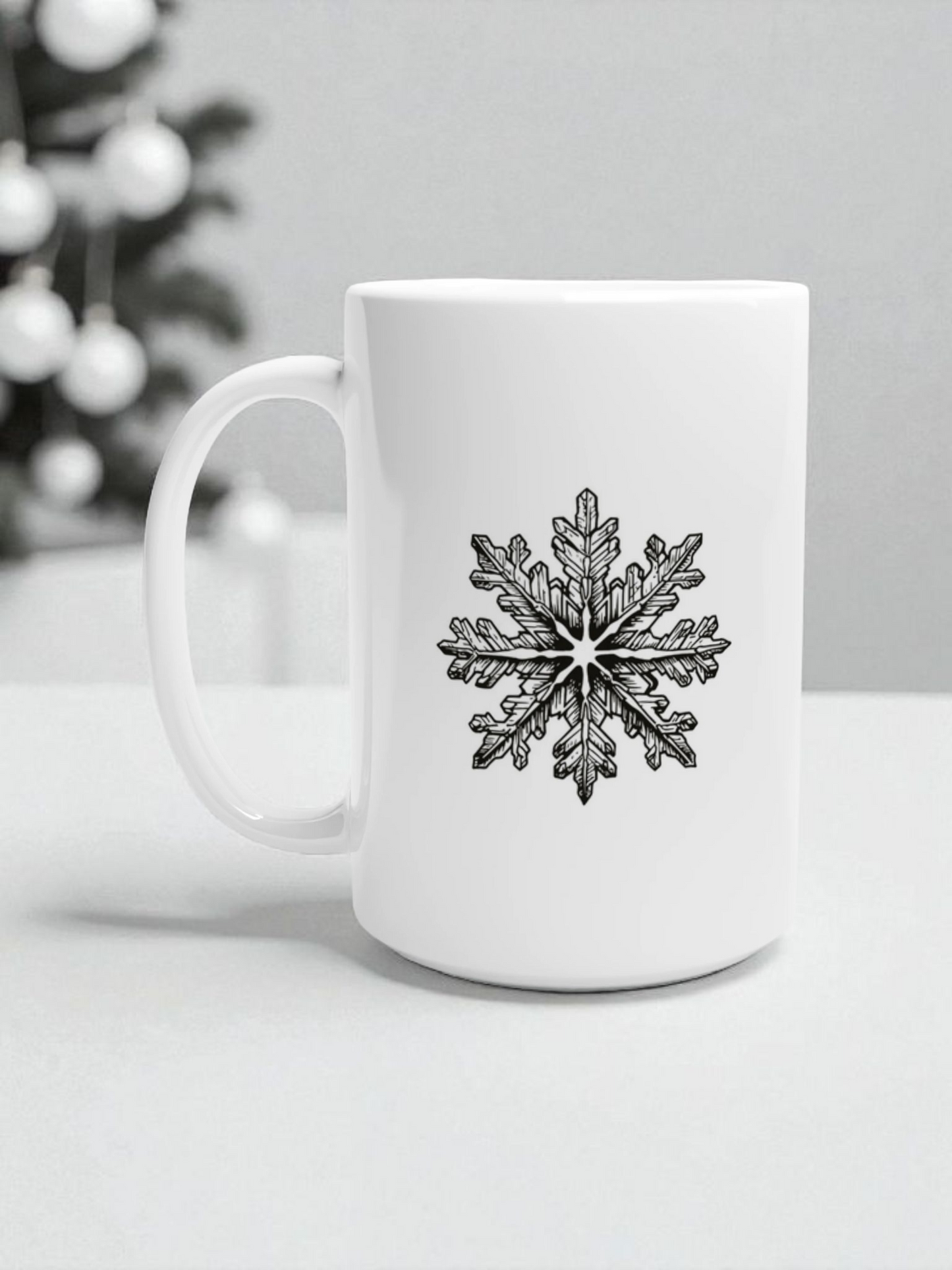 Snowflake  15oz Ceramic Mug