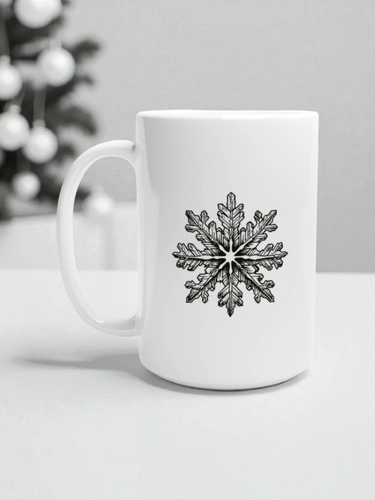 Snowflake  15oz Ceramic Mug