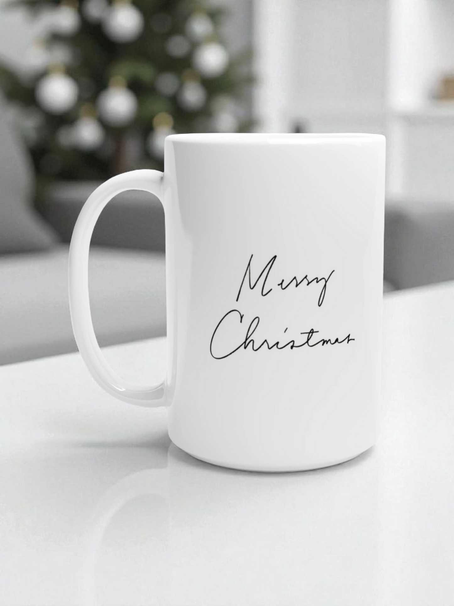 Merry Christmas 15oz Ceramic Mug