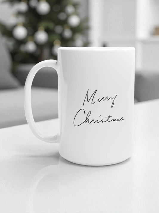 Merry Christmas 15oz Ceramic Mug