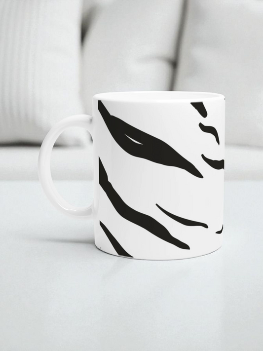 Tiger 11oz Ceramic Mug Ceramic White