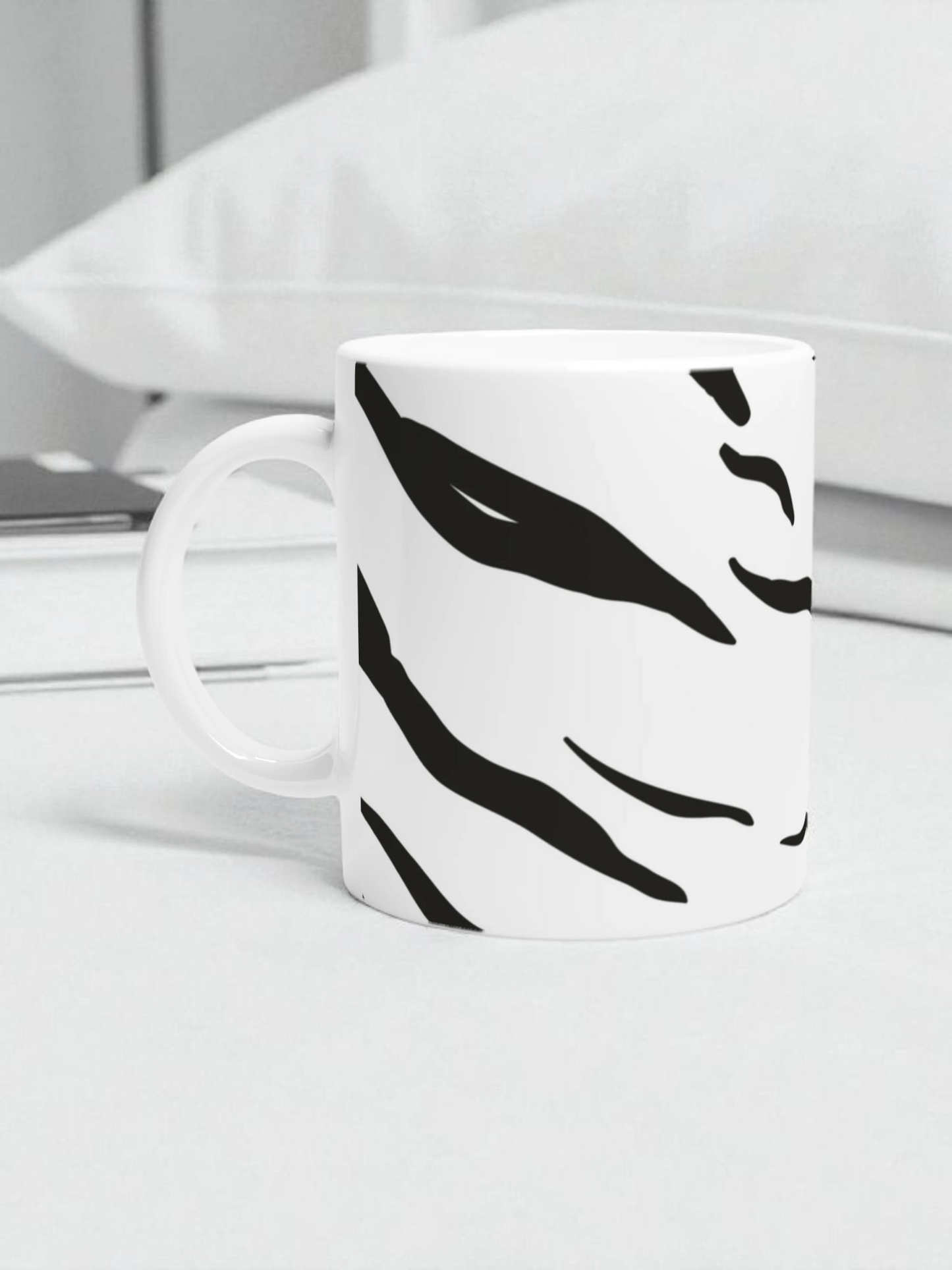 Tiger 11oz Ceramic Mug Ceramic White
