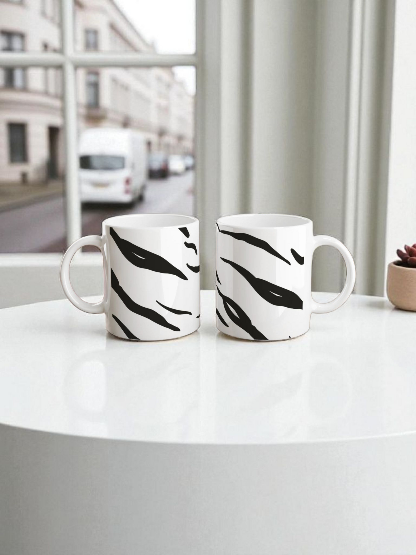 Tiger 11oz Ceramic Mug Ceramic White