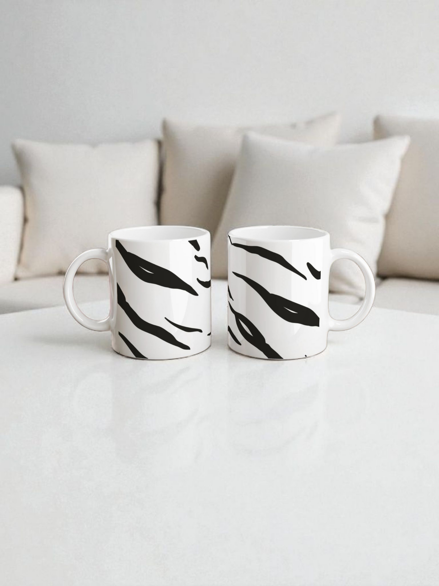 Tiger 11oz Ceramic Mug Ceramic White